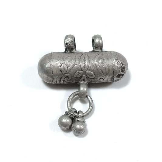 Ciondolo ETNICO in argento antico con PORTA PREGHIERE | GIOIELLI ETNICI
