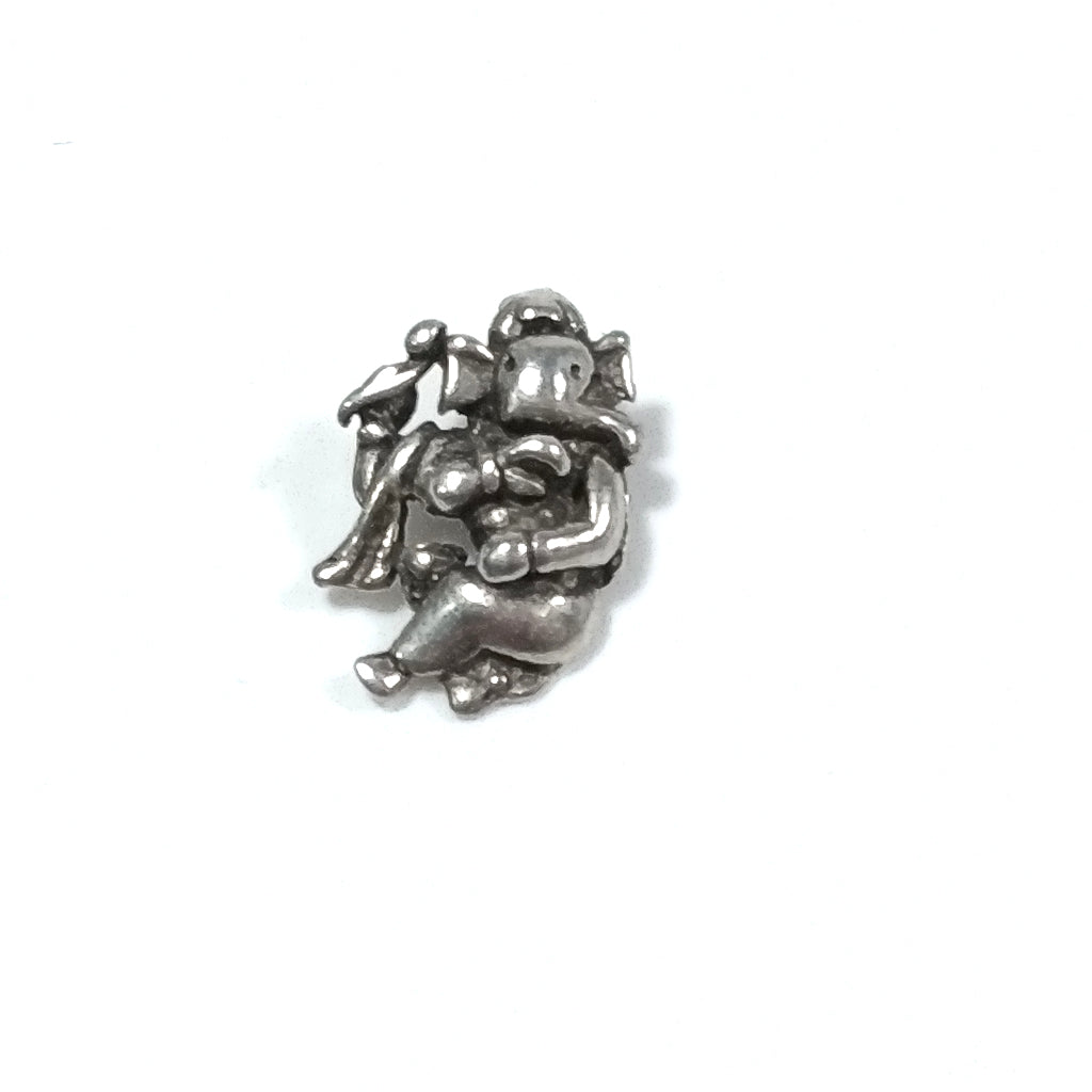 Ciondolo ETNICO in argento 925 con GANESH – immagine4