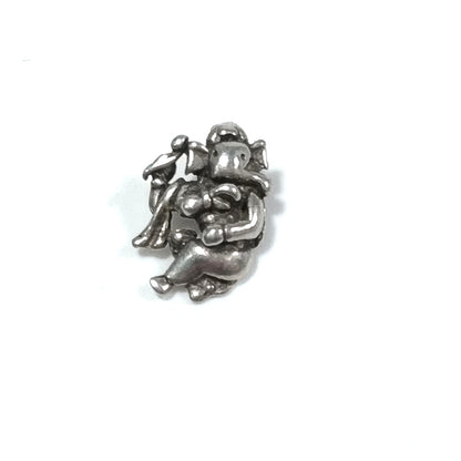 Ciondolo ETNICO in argento 925 con GANESH – immagine4