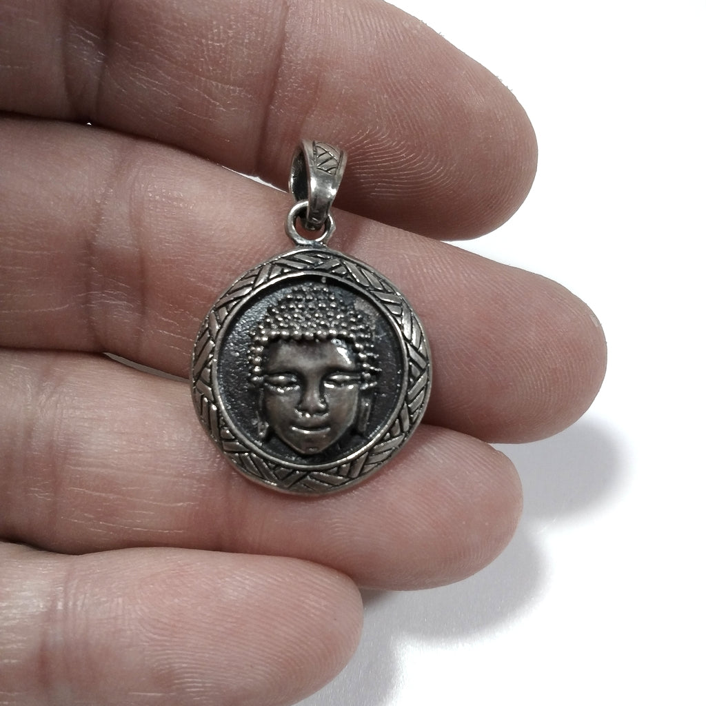 Ciondolo ETNICO in argento 925 con BUDDHA | GIOIELLI ETNICI