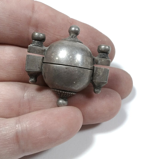 Ciondolo ETNICO in argento antico con PORTA PREGHIERE | GIOIELLI ETNICI
