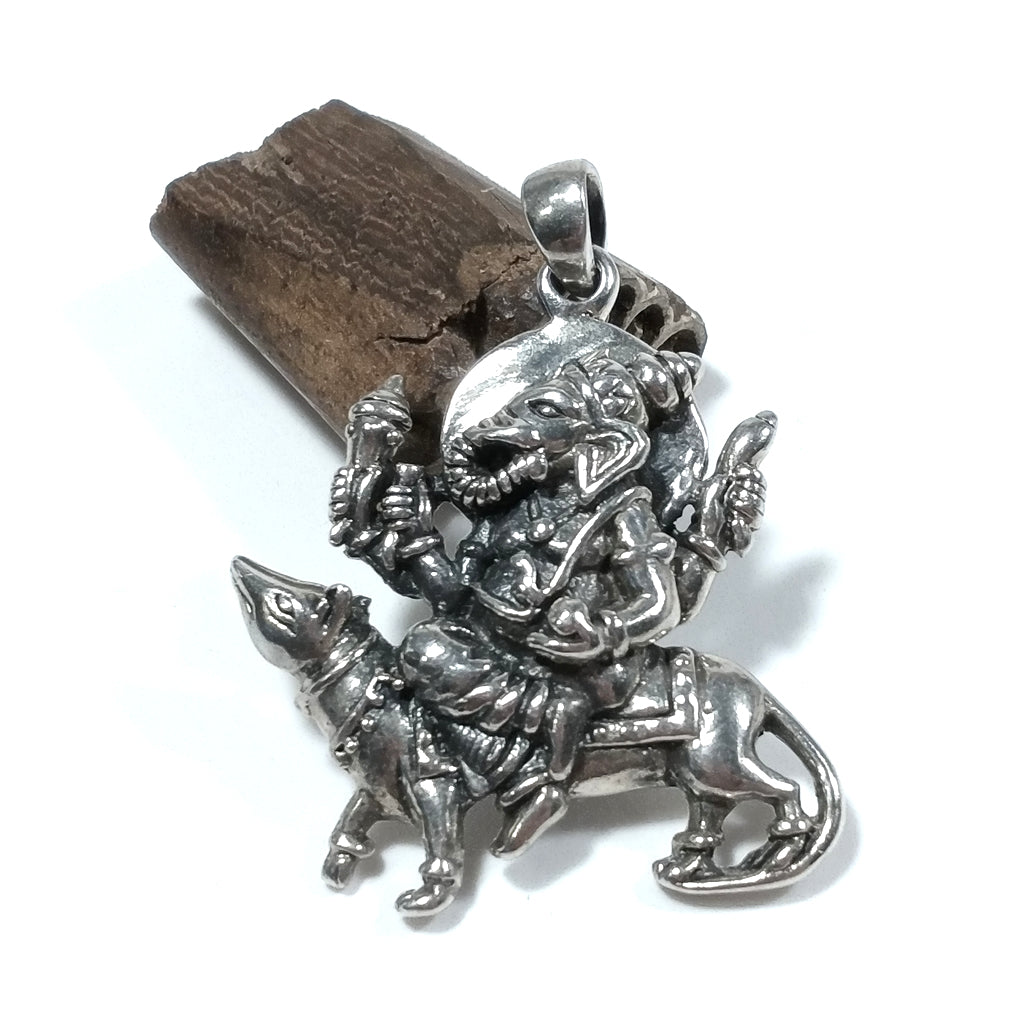 Ciondolo etnico in argento 925 GANESH - BATARWAR