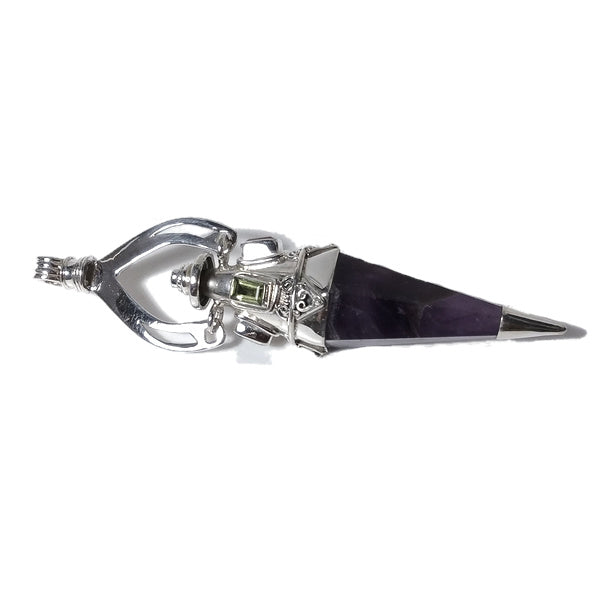 Ciondolo artigianale in argento 925 Ciondolo artigianale Ametista | GIOIELLI ETNICI | Pendolo