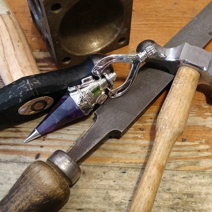 Ciondolo artigianale in argento 925 Ciondolo artigianale Lapislazzuli, Granato | GIOIELLI ETNICI | Pendolo