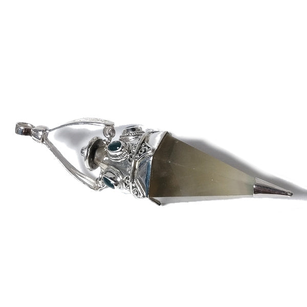 Ciondolo artigianale in argento 925 Ciondolo artigianale Flourite | GIOIELLI ETNICI | Pendolo