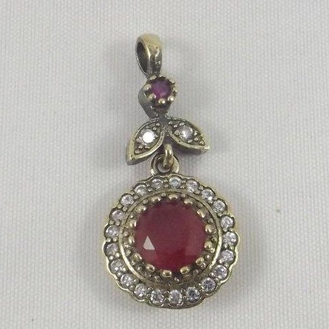 CIONDOLO FIORE argento/bronzo - ilmondodiwit - Ciondolo