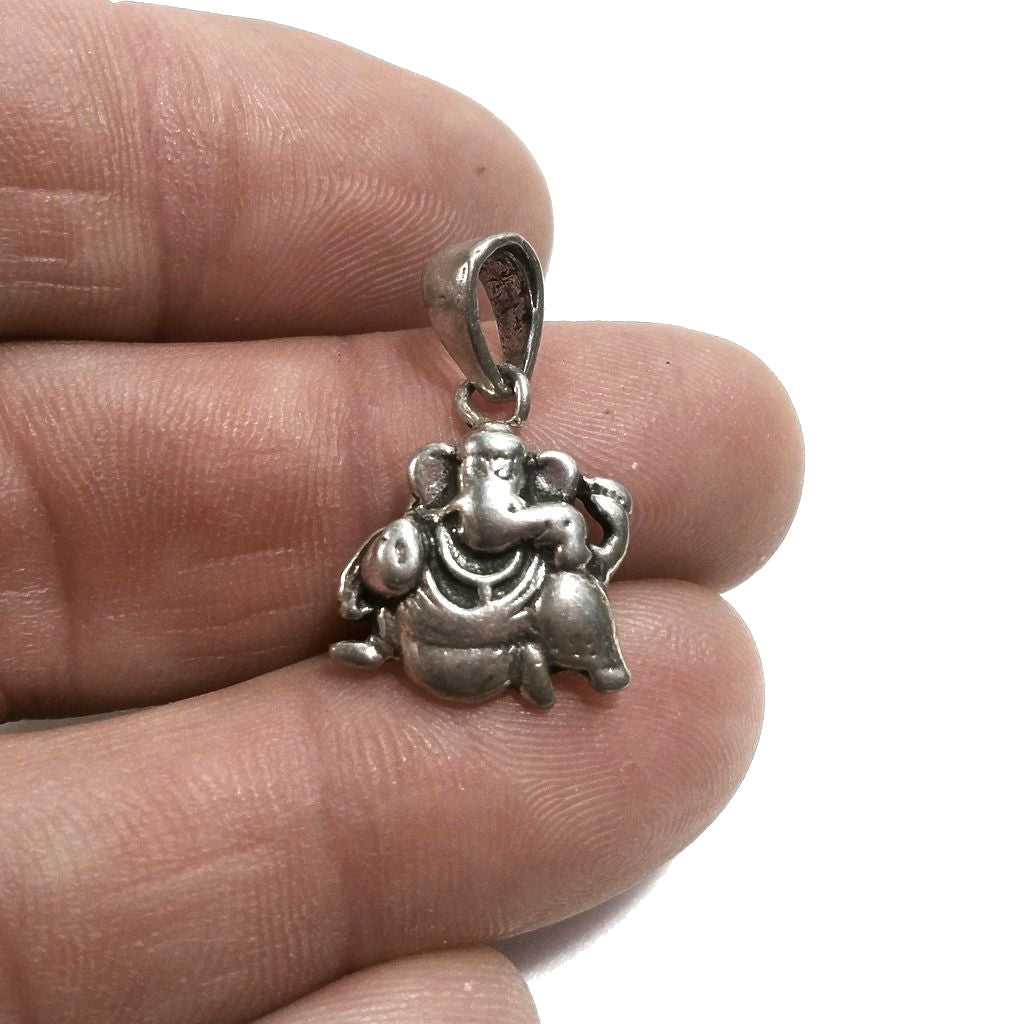 CIONDOLO GANESH in argento 925 | GIOIELLI ETNICI