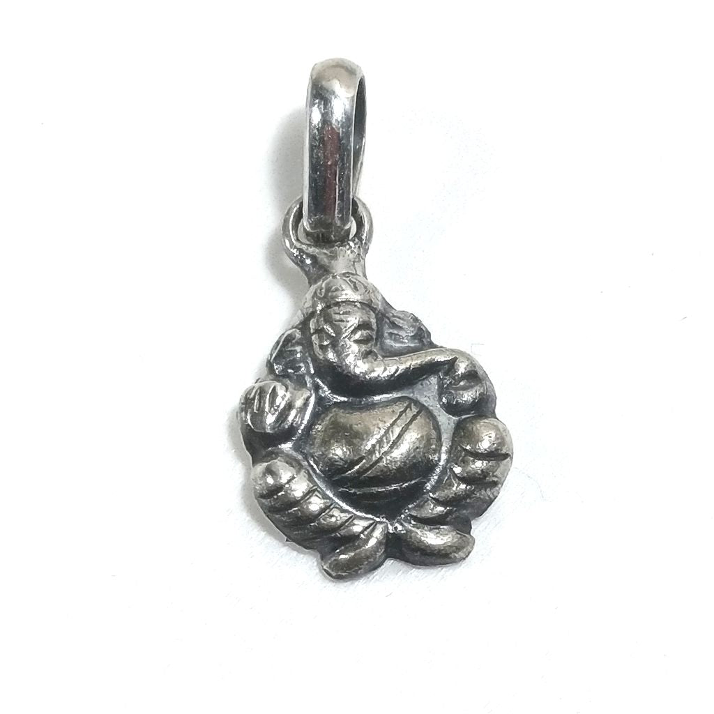 Ciondolo etnico in argento 925 con GANESH - SINDRI