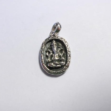 Ciondolo etnico in argento 925 con GANESH - SONKARA