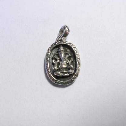 Ciondolo etnico in argento 925 con GANESH - SONKARA