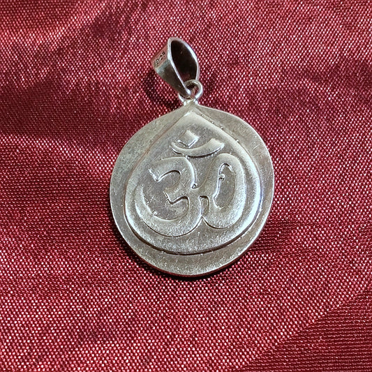 Ciondolo Ganesha OM in argento - Double face – immagine2