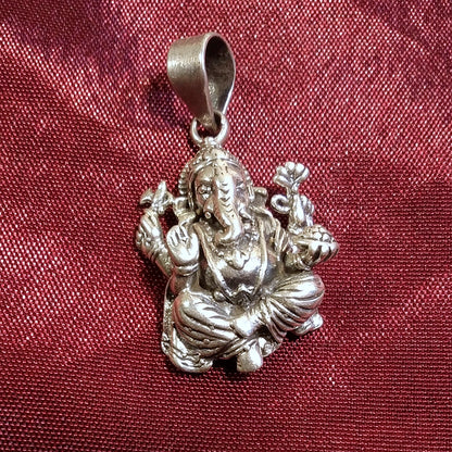Ciondolo etnico in argento 925 GANESH - ARIPURA
