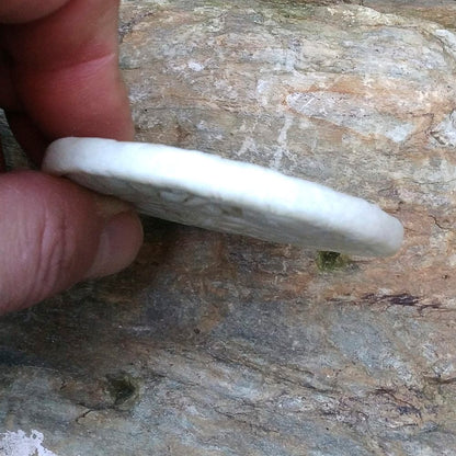 Ciondolo in GIADA di Carpa KOI - GIADA intarsiata carpa KOI