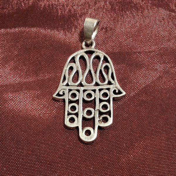 Ciondolo mano di Fatima in argento 925 - KUSTHIA