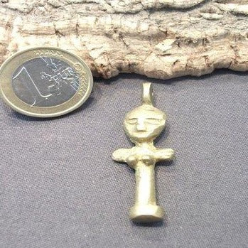 Ciondolo etnico ottone Naga man