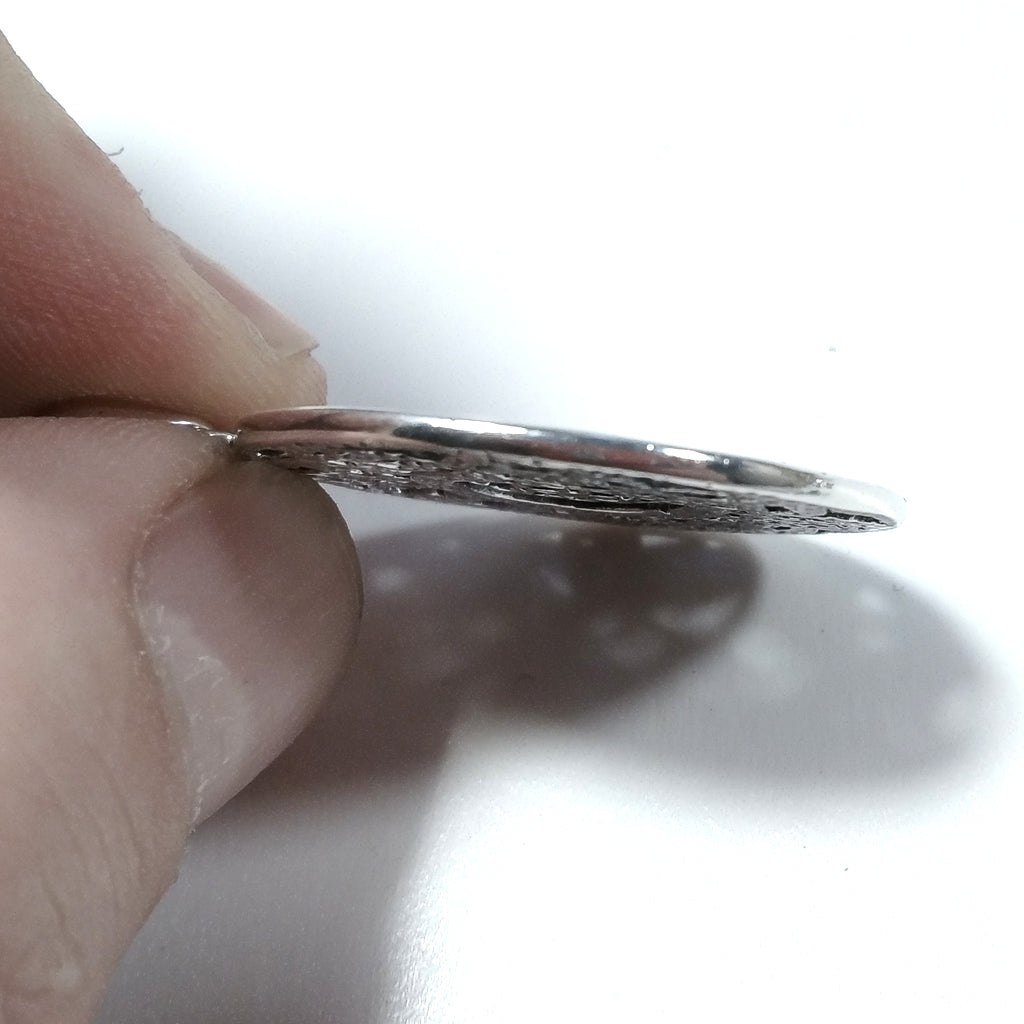 Ciondolo ETNICO in argento 925 con DORJE - 8 simboli di buon auspicio tibetano | GIOIELLI IN ARGENTO – immagine4