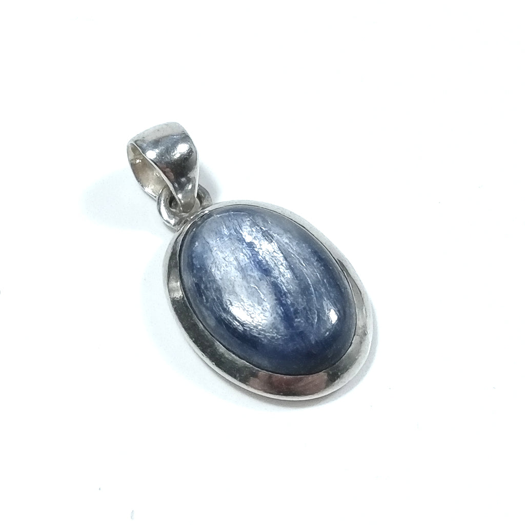 Ciondolo con pietra in argento 925 Ciondolo artigianale Cianite | GIOIELLI CON PIETRE