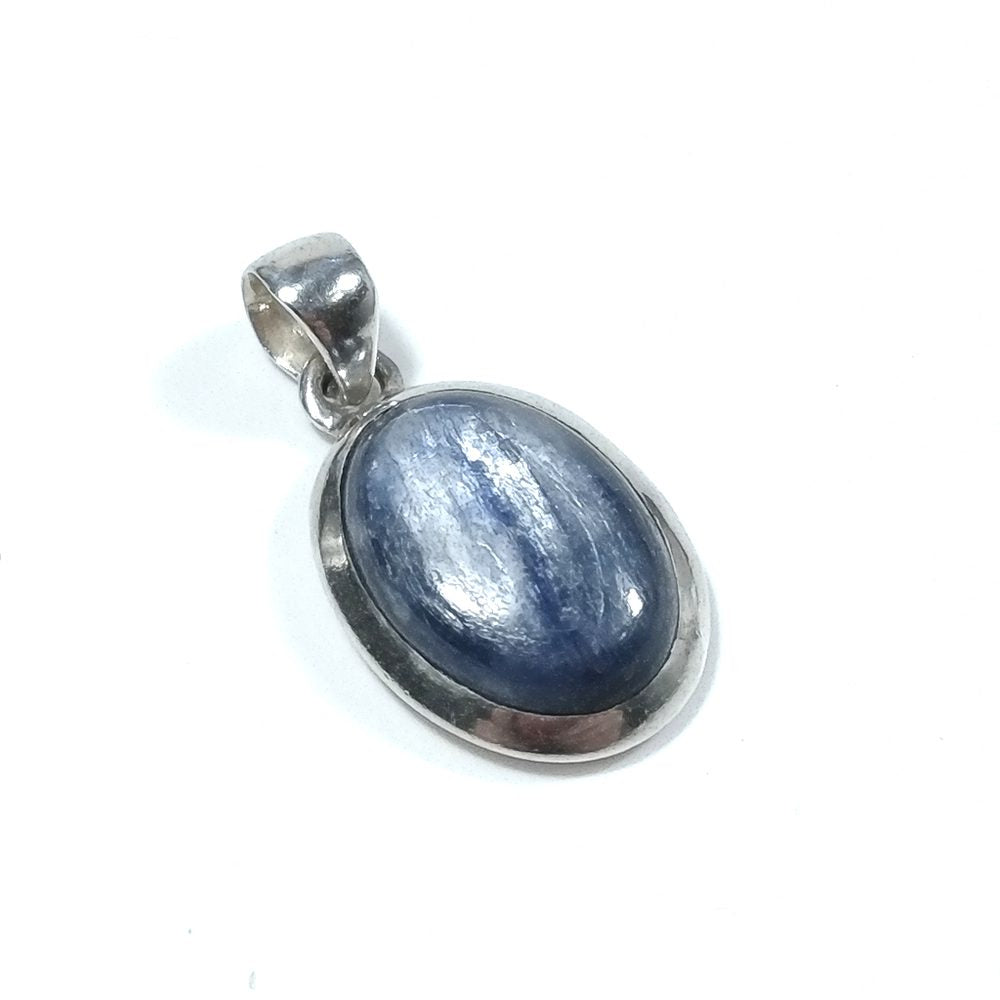 Ciondolo con pietra in argento 925 Ciondolo artigianale Cianite | GIOIELLI CON PIETRE