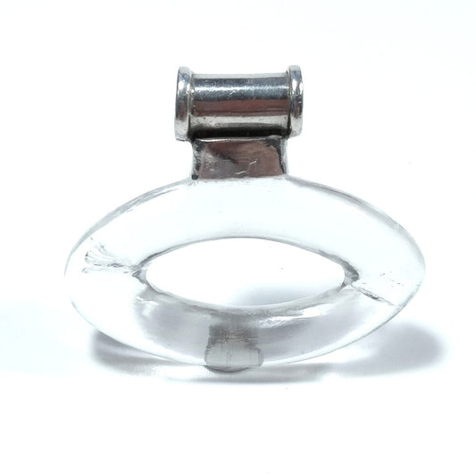Ciondolo con pietra in argento 925 Cristallo di rocca | GIOIELLI ETNICI