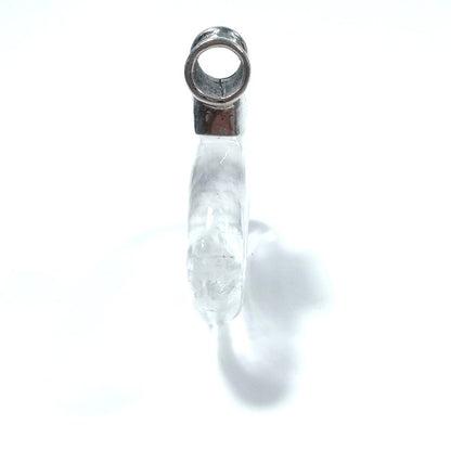 Ciondolo con pietra in argento 925 Cristallo di rocca | GIOIELLI ETNICI – immagine3