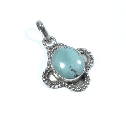 Ciondolo con pietra in argento 925 Ciondolo ETNICO Turchese | GIOIELLI ETNICI