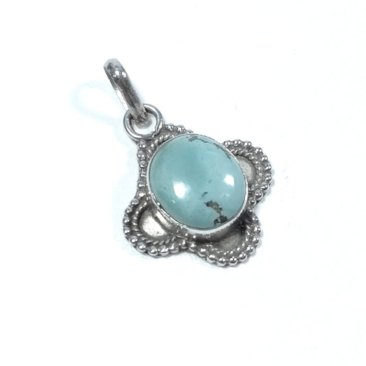 Ciondolo con pietra in argento 925 Ciondolo ETNICO Turchese | GIOIELLI ETNICI