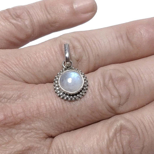 CIONDOLO pietra di luna - argento 925 | Gioielli in argento
