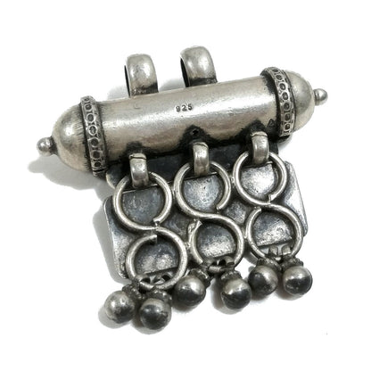 Ciondolo ETNICO in argento antico con PORTA PREGHIERE | GIOIELLI ETNICI