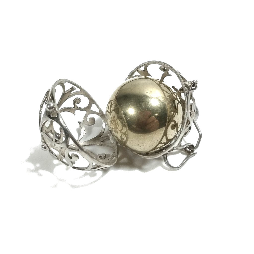 CHIAMA ANGELI | in argento 925 Ciondolo artigianale Cristallo di rocca | GIOIELLI ETNICI