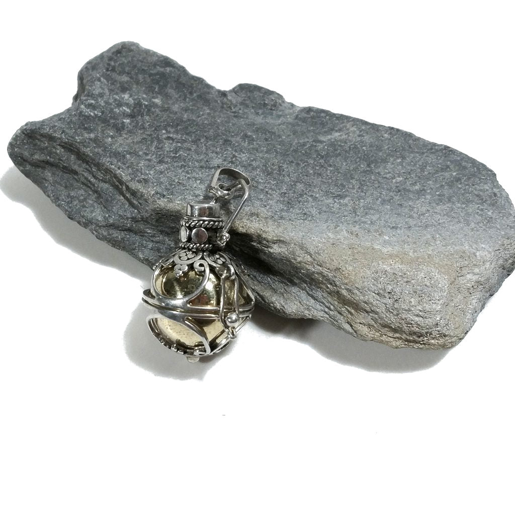 CHIAMA ANGELI | in argento 925 Ciondolo artigianale Pietra di luna | GIOIELLI ETNICI