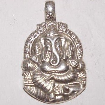Ciondolo GANESH in argento 925 - etnico