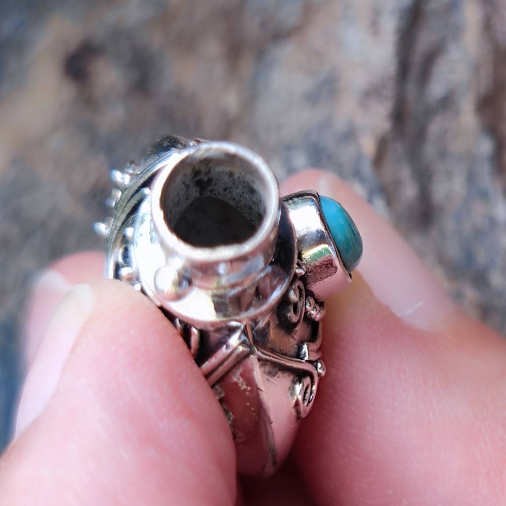 Ciondolo porta profumo in argento - ASIA