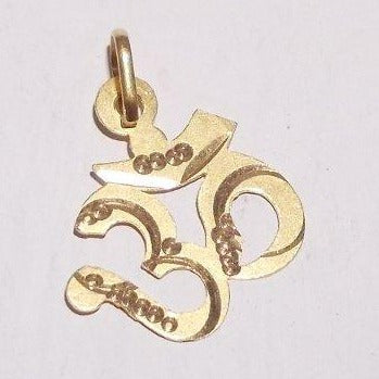 Ciondolo OM in oro 18ct