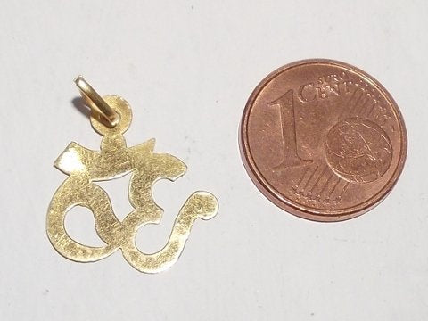 Ciondolo OM in oro 18ct - BUTWAL – immagine2
