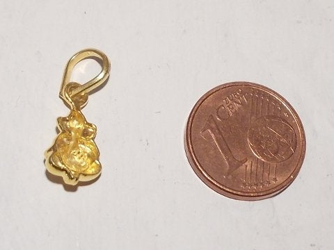 Ciondolo Ganesh in oro 18 carati