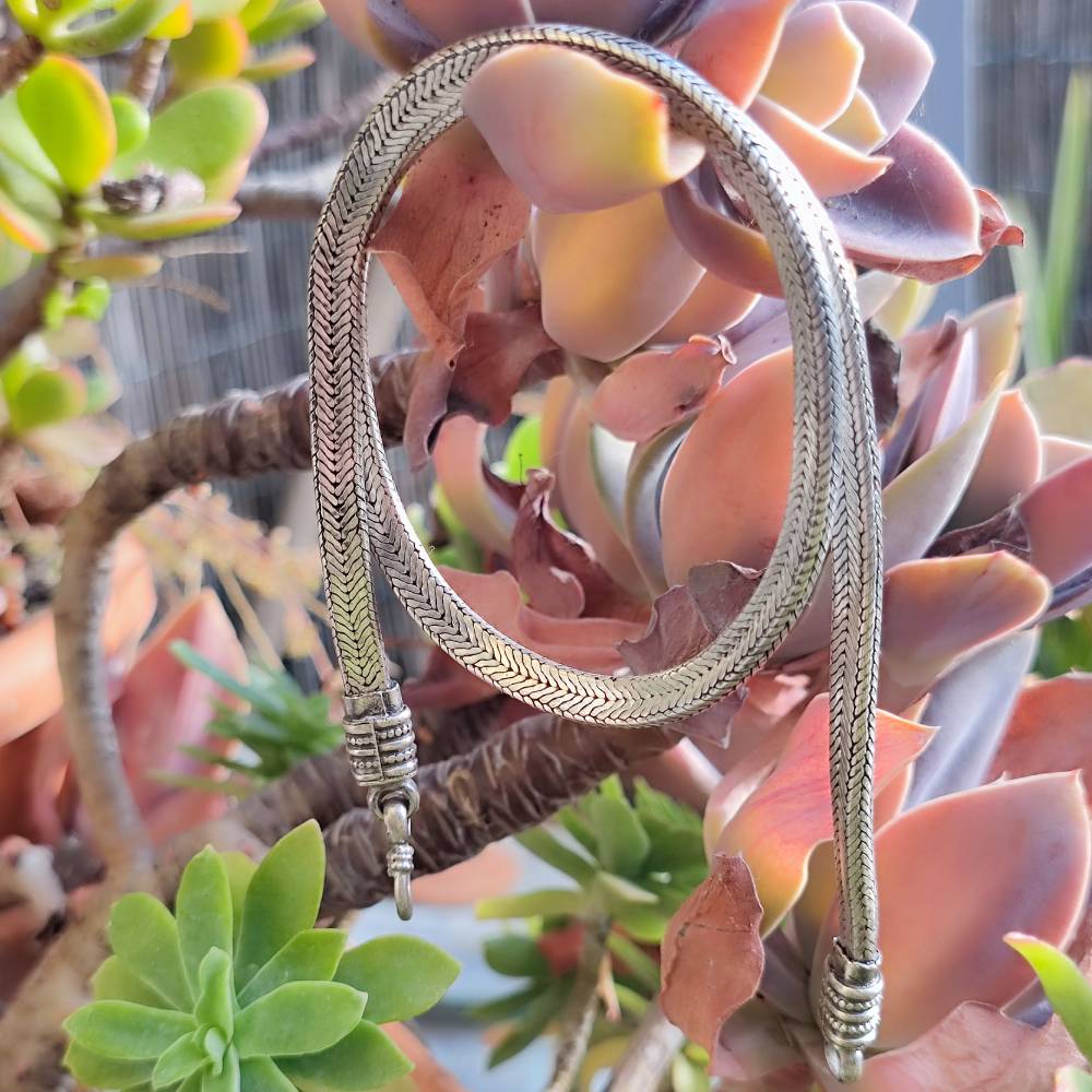 COLLANA snake argento 925 massiccio - BARATHPUR