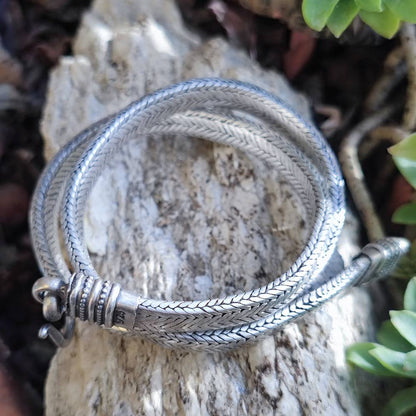 Collana argento 925 SNAKE PIATTO - KHARSIA