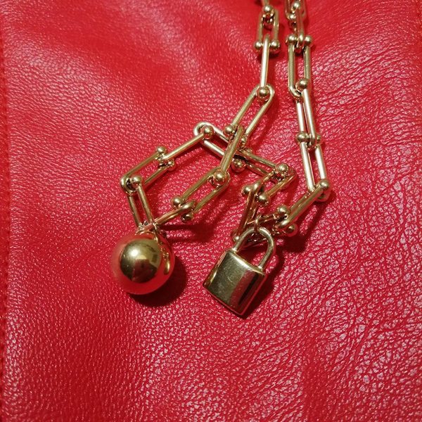 COLLANA catena rettangolare CALLUM acciaio 316 L Chirurgico