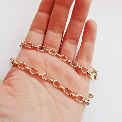 COLLANA JAMES in acciaio 316 L Chirurgico | collane in acciaio | Collana con catena rettangolare