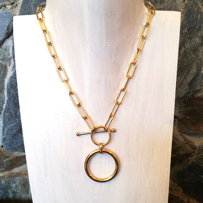 COLLANA JOHN in acciaio 316 L Chirurgico | collane in acciaio | Collana con maglia rettangolare