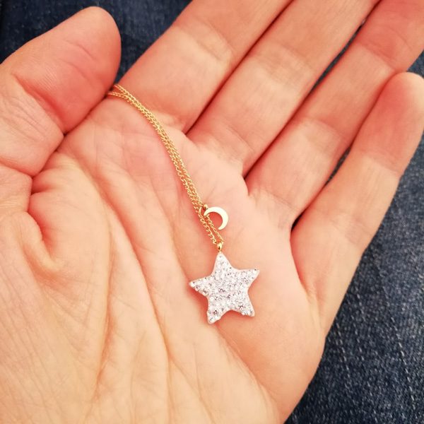 COLLANA KYLE collana con stella in acciaio 316 L Chirurgico