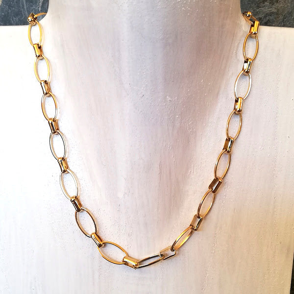 COLLANA LIAM in acciaio 316 L Chirurgico | collane in acciaio | Collana con maglia larga
