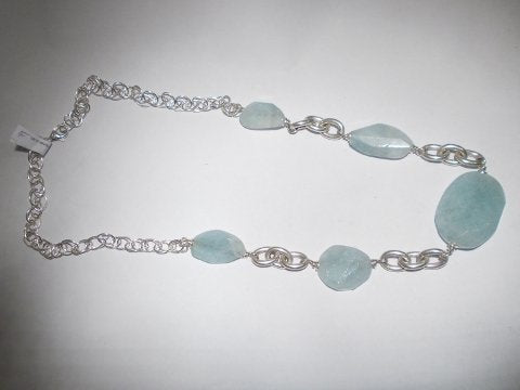 COLLANA ACQUAMARINA e argento - ilmondodiwit - Collana