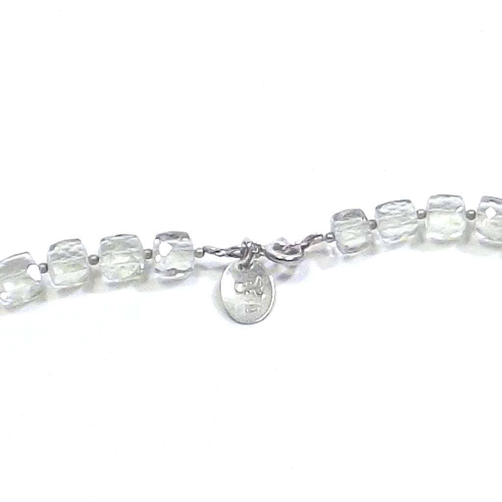 GIOIELLI | COLLANA con pietra - Ametista verde sfaccettato e argento – immagine9