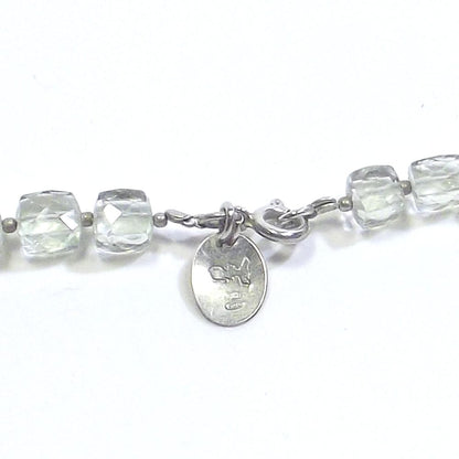 GIOIELLI | COLLANA con pietra - Ametista verde sfaccettato e argento – immagine6