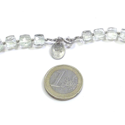 GIOIELLI | COLLANA con pietra - Ametista verde sfaccettato e argento – immagine5