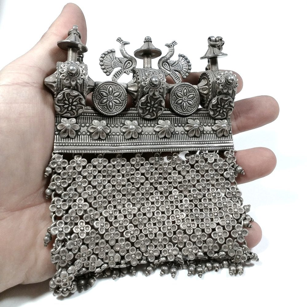 Collana ETNICA con Pavone in argento 800 Collana ETNICA | GIOIELLI IN ARGENTO – immagine6