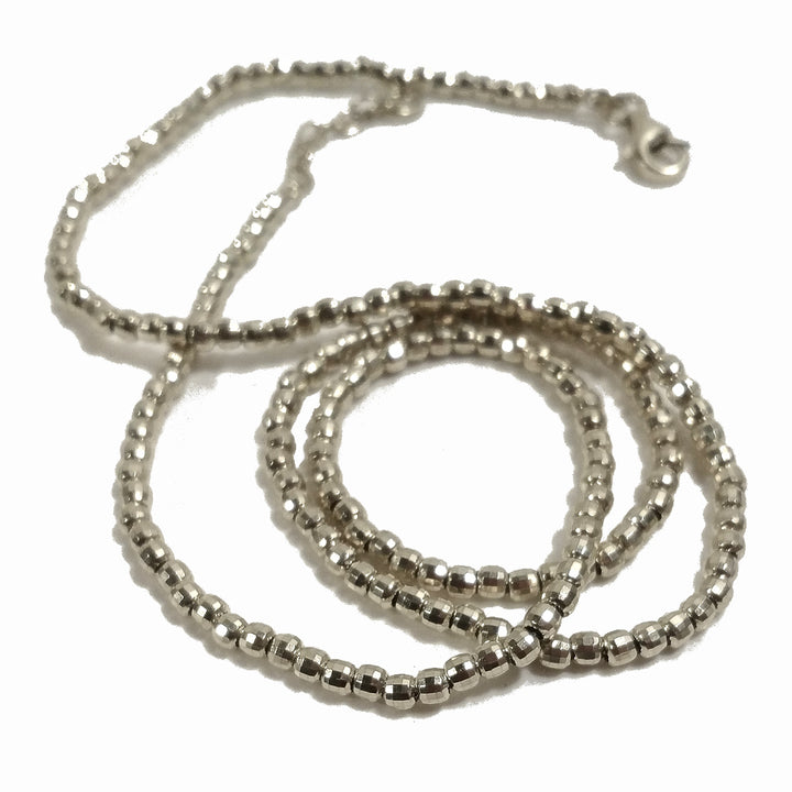 Collana girocollo in argento 925 con pepite in argento | Gioielli in argento | Unisex