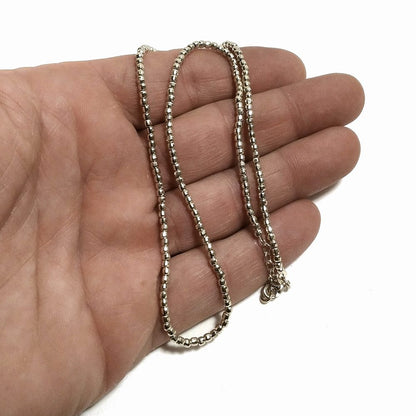 Collana girocollo in argento 925 con pepite in argento | Gioielli in argento | Unisex