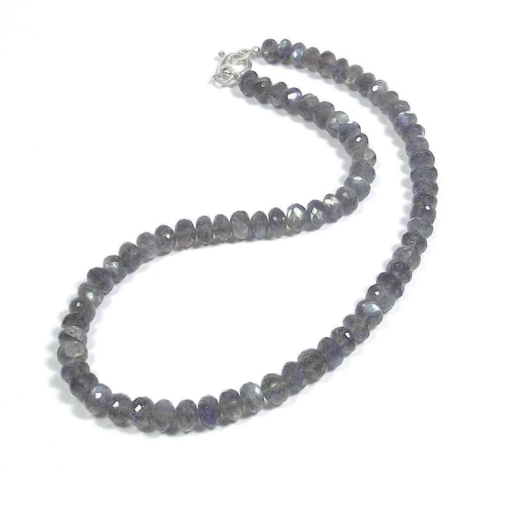 GIOIELLI | COLLANA con pietra - LABRADORITE e argento 925 girocollo